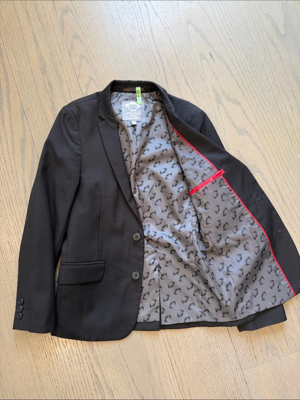 Appaman Boys Black Two-Piece Suit Set